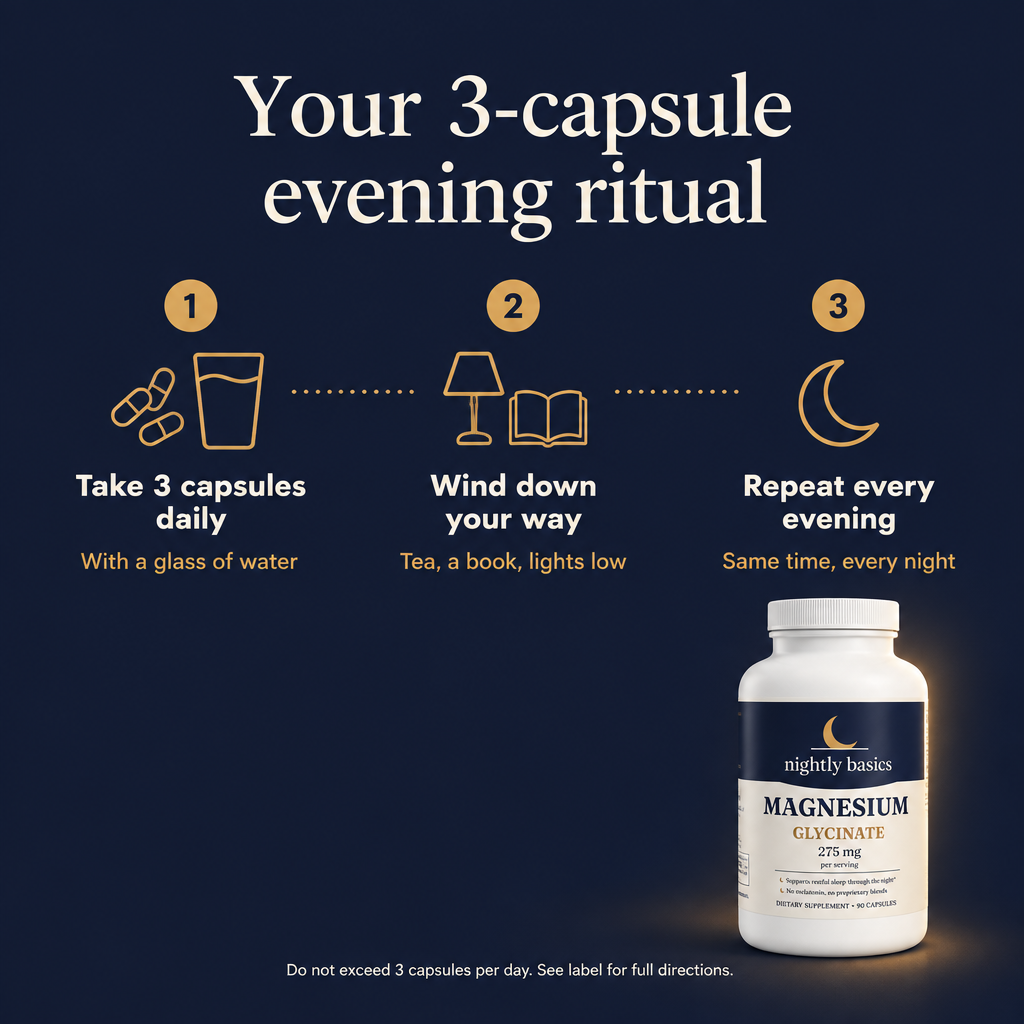 Your 3-capsule evening ritual